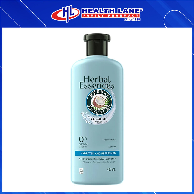 HERBAL ESSENCES COCONUT WATER HYDRATED AND REFRESHED CONDITIONER 400ML
